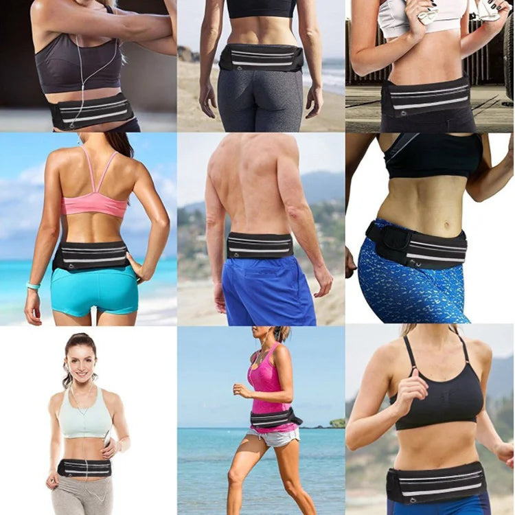 Slim Running Belt Fanny Pack,Waist Pack Bag for Hiking Cycling Workout