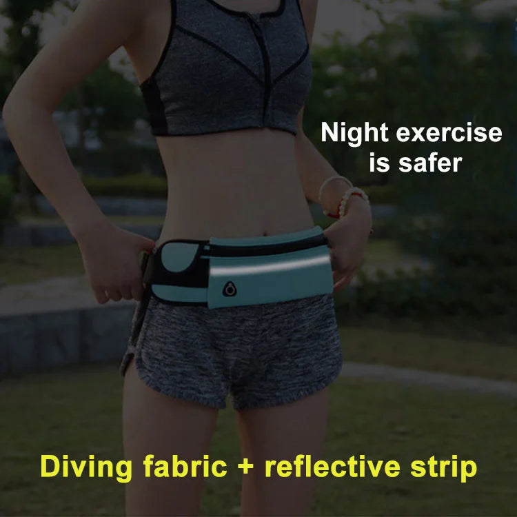 Slim Running Belt Fanny Pack,Waist Pack Bag for Hiking Cycling Workout