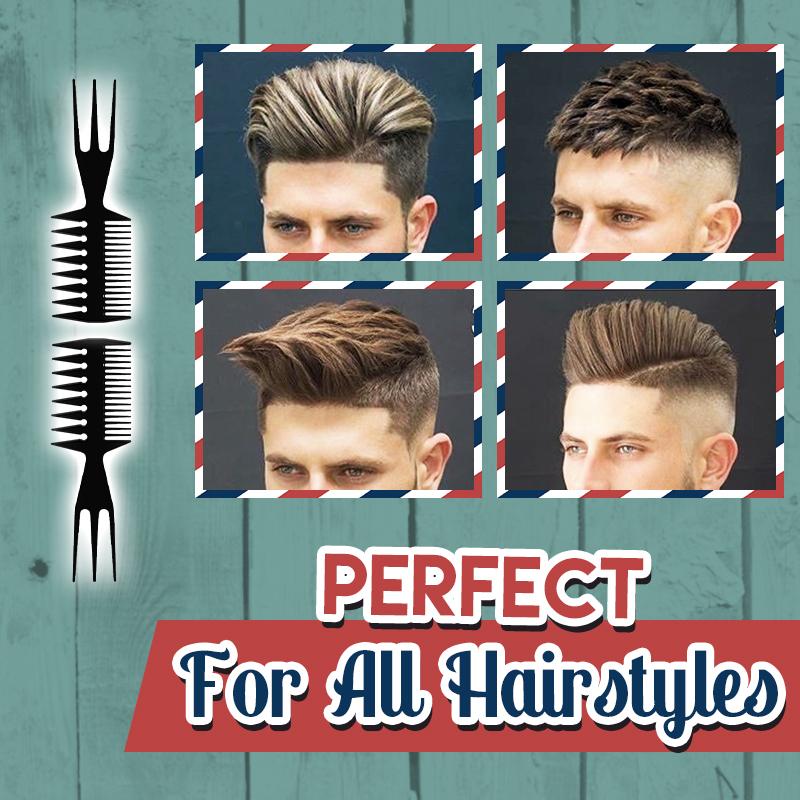 Professional Wide-Tooth Anti-Static Double-Sided Comb