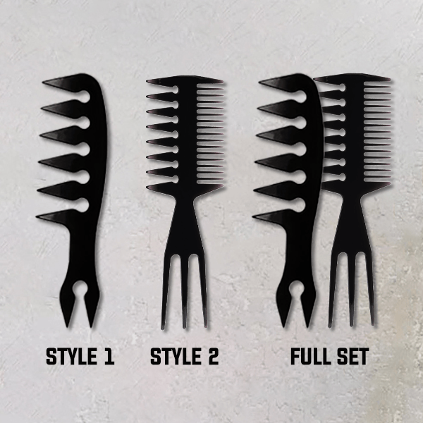 Professional Wide-Tooth Anti-Static Double-Sided Comb