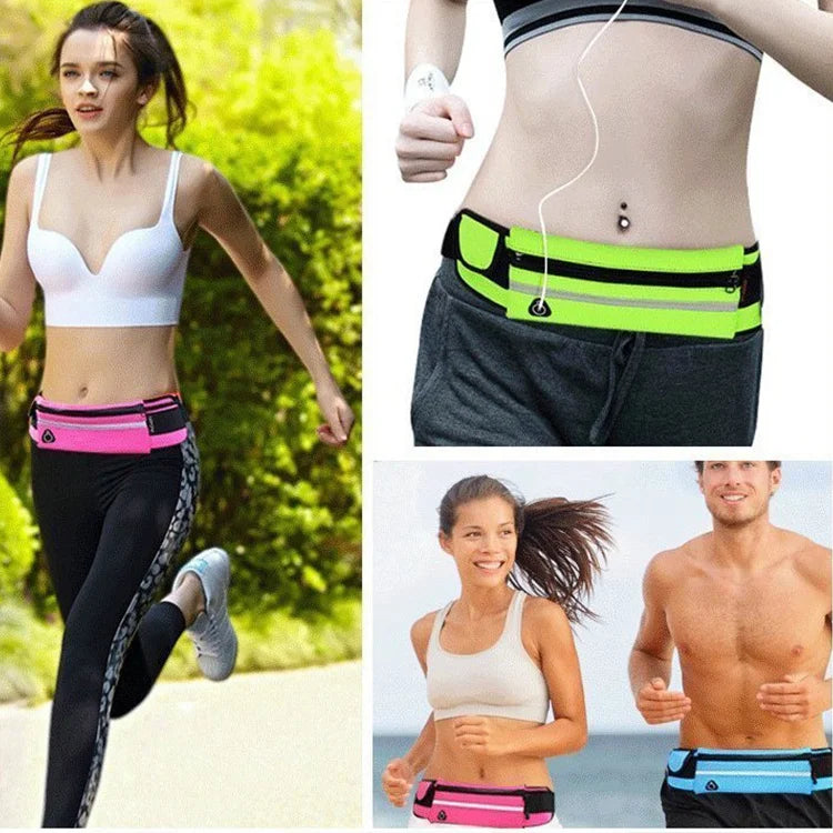 Slim Running Belt Fanny Pack,Waist Pack Bag for Hiking Cycling Workout